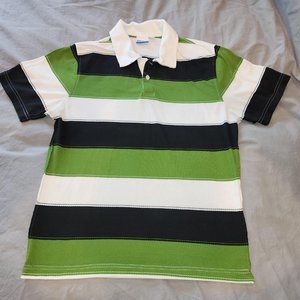 Vintage HURLEY Men's POLO SHIRT * Medium * Green Black White